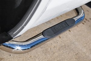 Ram Ram Nerf Bars - Dee Zee - 3 in. Round - Polished Stainless - `09-`22